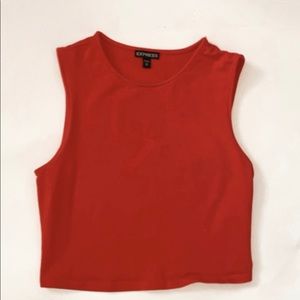 Lightly worn Express crop top